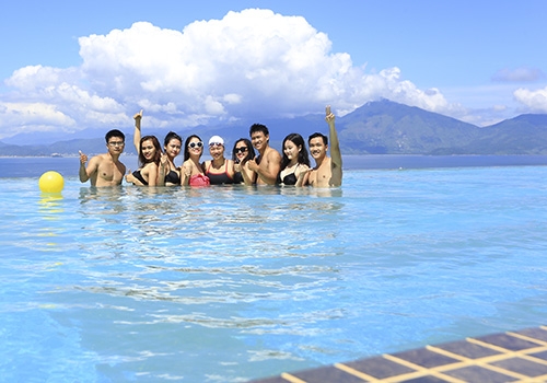 Bể bơi vô cực tuyệt đẹp ở Việt Nam