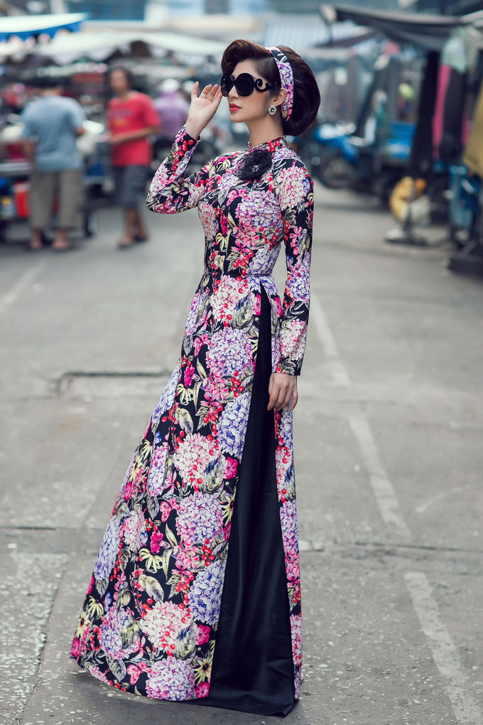 Áo dài Cô ba Sài Gòn thành hot trend đón Tết Nguyên đán