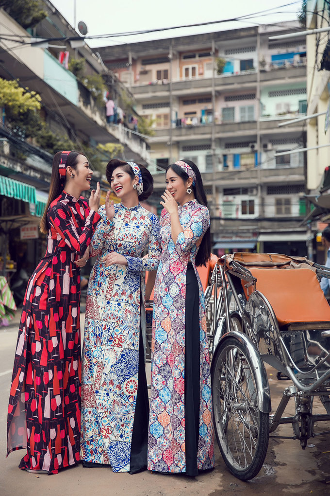 Áo dài Cô ba Sài Gòn thành hot trend đón Tết Nguyên đán