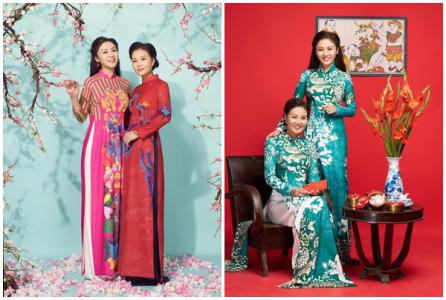 Văn Mai Hương cùng mẹ thực hiện bộ hình kỷ niệm