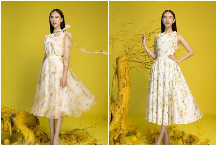 NTK Lê Thanh Hòa mang đến màu vàng tươi mới cho BST xuân hè 2018