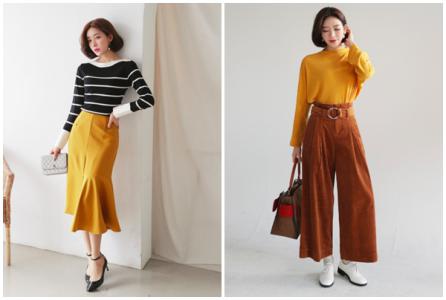 Gam màu vàng mù tạt tươi sáng và nổi bật trong bất kỳ hoàn cảnh nào