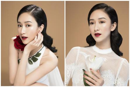 Á hậu Hà Thu trong bộ ảnh mới đón Xuân