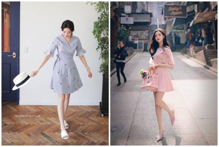 Gợi ý váy mặc ngày đầu xuân giấu bụng 