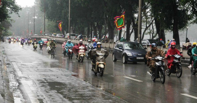 Dự báo thời tiết 5/4: Hà Nội mưa rào, giảm sốc 11 độ