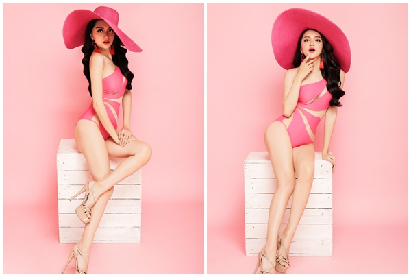 Hương Giang vừa ngọt ngào vừa sexy trong bộ bikini cắt xẻ táo bạo