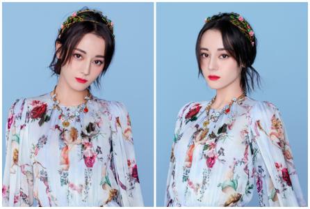 Địch Lệ Nhiệt Ba hóa công chúa bước ra từ câu chuyện cổ tích