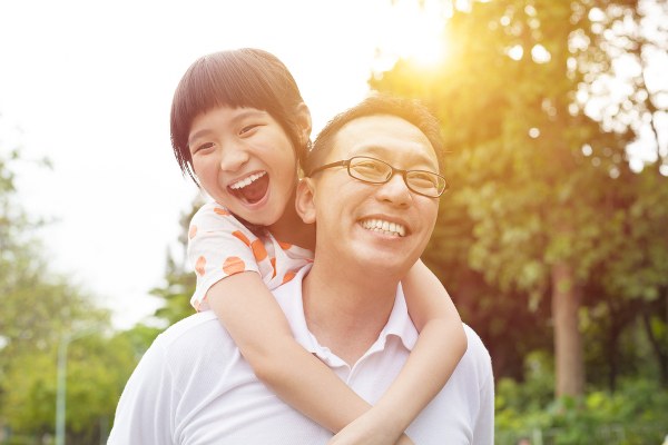 May mắn khi cuộc đời đã cho con là con gái của bố