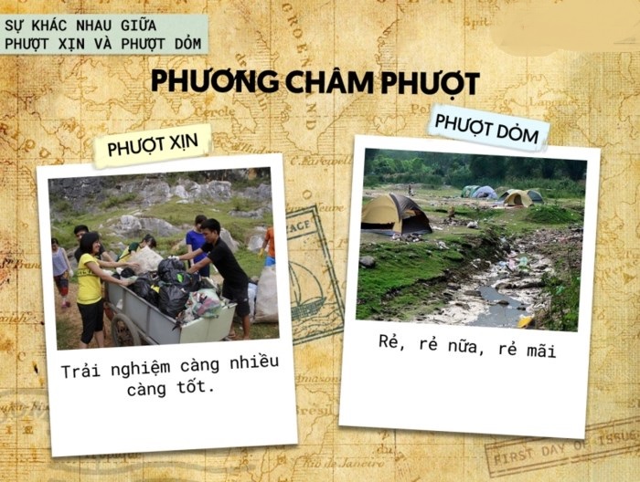 Sự khác nhau giữa phượt xịn và phượt dởm