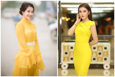 Sao Việt nổi bật với những bộ cánh màu vàng