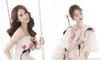 Ngọc Trinh như công chúa giữa vườn hoa hồng