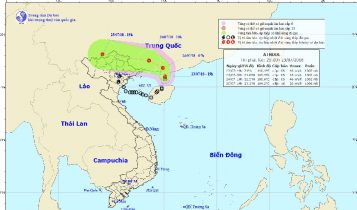Dự báo thời tiết 24/7: Áp thấp tiến sát biên giới Việt-Trung, miền Bắc mưa to