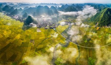 Chiêm ngưỡng cảnh tượng hùng vĩ của vùng núi Nà Lay