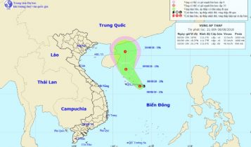 Dự báo thời tiết 9/8: Vùng áp thấp có thể mạnh thành áp thấp nhiệt đới