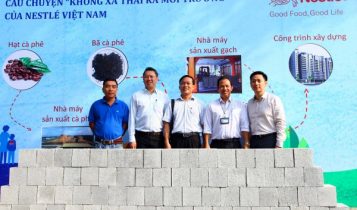 Nestlé Việt Nam xây trường học bằng gạch từ sản xuất cà phê