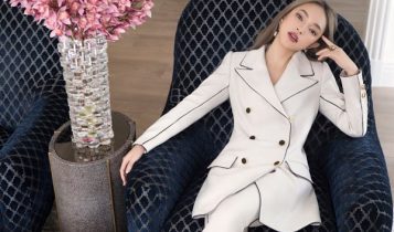 Châu Bùi thanh lịch và sang trọng trong thiết kế của nhà tạo mẫu kỳ cựu
