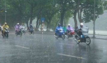 Hà Nội có mưa rào và dông do không khí lạnh tràn về