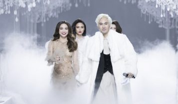 Hồ Ngọc Hà và dàn mẫu làm vedette trong BST của Lý Quí Khánh