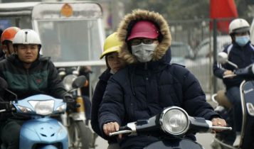 Thời tiết miền Bắc rét đậm, nhiều nơi mưa to