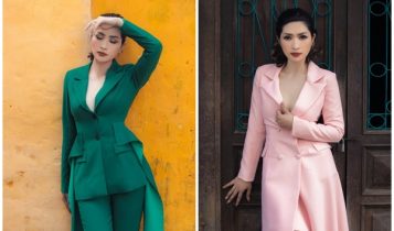Nguyễn Hồng Nhung quyến rũ với suit cách điệu