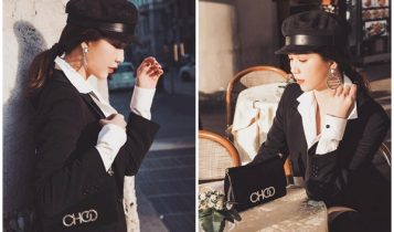 Ngọc Trinh dạo phố Milan với cây hàng hiệu