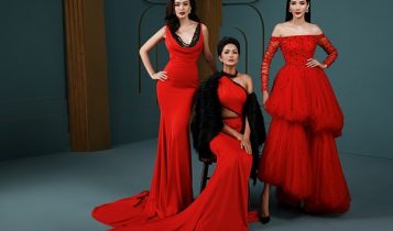 H’Hen Niê chụp ảnh kỷ niệm với ekip