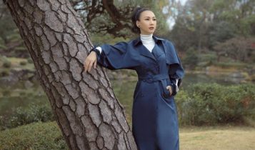 Hoa hậu Paris Vũ dạo chơi ở Nhật ngày đầu năm mới