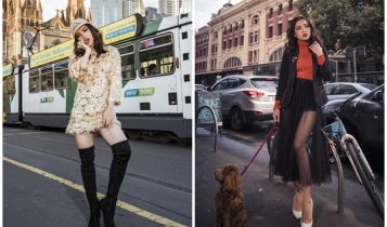 Phương Trinh Jolie cá tính trên đường phố Melbourne, Australia