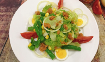 Thực đơn hàng ngày: Salad cá ngừ thơm ngon, hấp dẫn