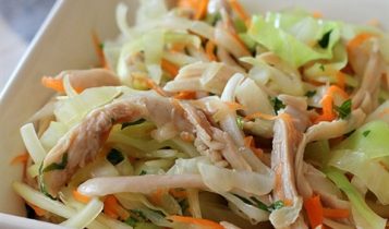 Thực đơn hàng ngày: Gỏi gà bắp cải