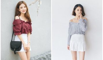 Áo trễ vai cho các nàng dạo phố ngày hè