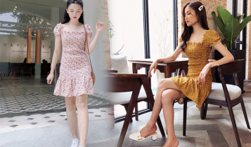 Họa tiết hoa và kẻ caro được phái đẹp lăng xê hè này