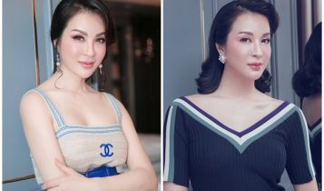 MC Thanh Mai diện trang phục bay bổng với họa tiết nổi bật