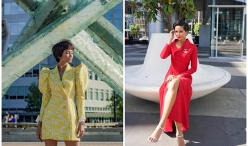 H’Hen Niê tự tin tạo dáng trước ống kính