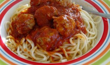 Thực đơn hàng ngày: Mì Ý thịt viên