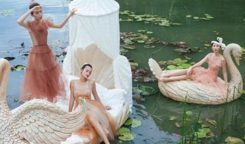 Thùy Dương, Hằng Nguyễn, Quỳnh Anh biến hóa cùng thiên nga