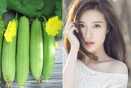 Làm đẹp da bằng quả mướp kiểu Nhật