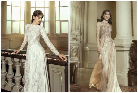 Anh Thư gợi ý trang phục áo dài cho cô dâu trong ngày cưới