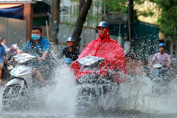 Thời tiết ngày 6/10/2019 Hà Nội có mưa rào và dông