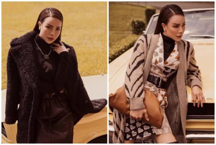 Trà Ngọc Hằng gợi ý trang phục cho tiết trời cuối thu