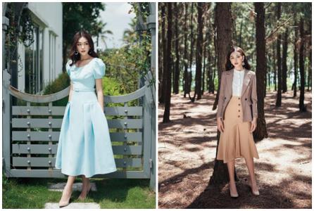 Á hậu Tường San diện trang phục hoàn hảo cho buổi hẹn hò