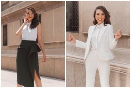 Paris Noémie Bảo Nhi sang chảnh trong trang phục công sở của BELY