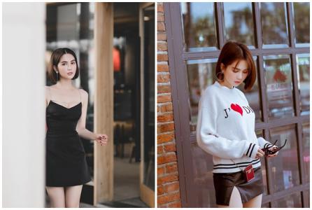 Ngọc Trinh lên đồ thời trang thu đông dạo phố
