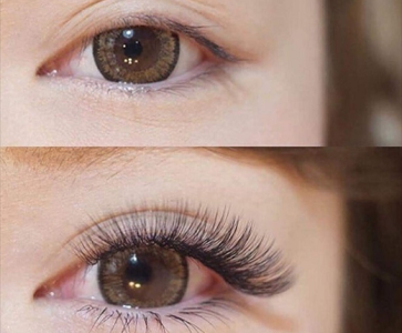Lông mi dài và cong vút 