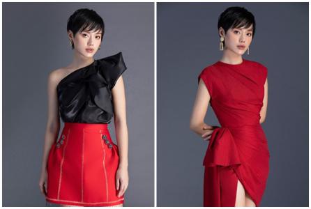 Khánh Linh trẻ trung với loạt thiết kế của Đỗ Long