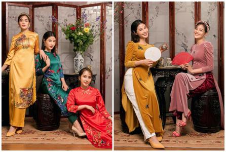 Diễm My 9X diện áo dài cùng dàn diễn viên miền Bắc