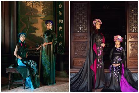 Hoa hậu Phương Khánh và siêu mẫu Minh Tú trong BST mới của Võ Việt Trung