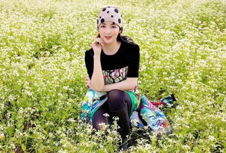 Giáng My thảnh thơi du xuân tại Tây Bắc