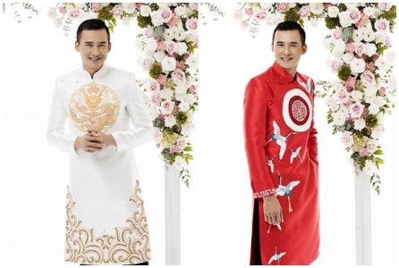 Lương Thế Thành khoe vẻ thư sinh trong loạt áo dài sắc màu