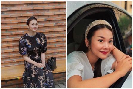 Thanh Hằng sành điệu với băng đô